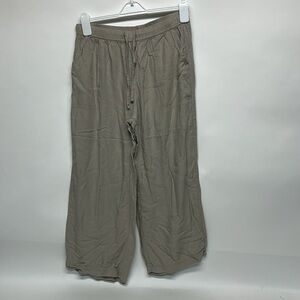 Splendid Gray wide leg  with Elastic Waistband